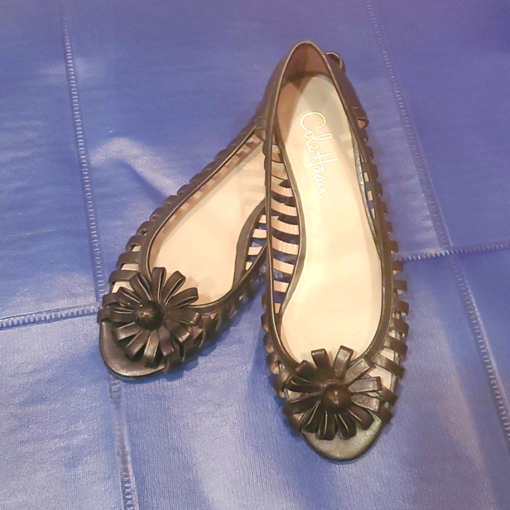 Cole Haan black flats